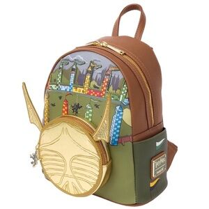 LOUNGEFLY HARRY POTTER QUIDDITCH BOOKBAG NWT